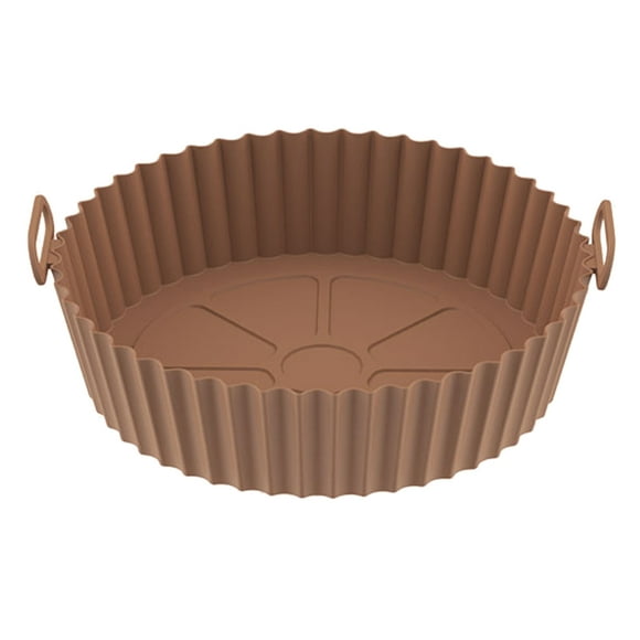 Revestimiento Redondo De Silicona Gruesa Para Freidora, Reutilizable, Apto Para Uso Alimentario, Universal Para Freidora Y Horno, Reemplazo Ideal Para Lavavajillas, 17,5 X 5 Cm,