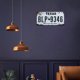 thumbnail image 4 of Letras hoja de metal dibujo metal pintura estaño pared hogar cartel dormitorio signo, 4 of 7