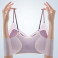 thumbnail image 5 of Women's Seamless Vest Bra Push Up Comfortable Bralette For Daily Wear And Outdoor Activities Cup Sports Bra Strong Support Sports Bras for Women Women Workout Bra 36c Push up Bras for Women The Bra, 5 of 6