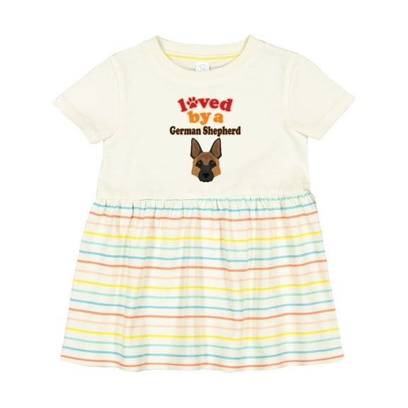 Inktastic German Shepherd Dog Lover Girls Baby Dress