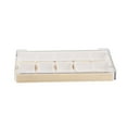 thumbnail image 1 of Caja de almacenamiento de piezas de movimiento de reloj jinwen Organizador de aretes y collares bandeja a prueba de polvo beige, 1 of 8