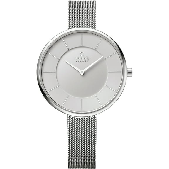 Obaku Women's Sand White Dial Watch - V185LXCIMC