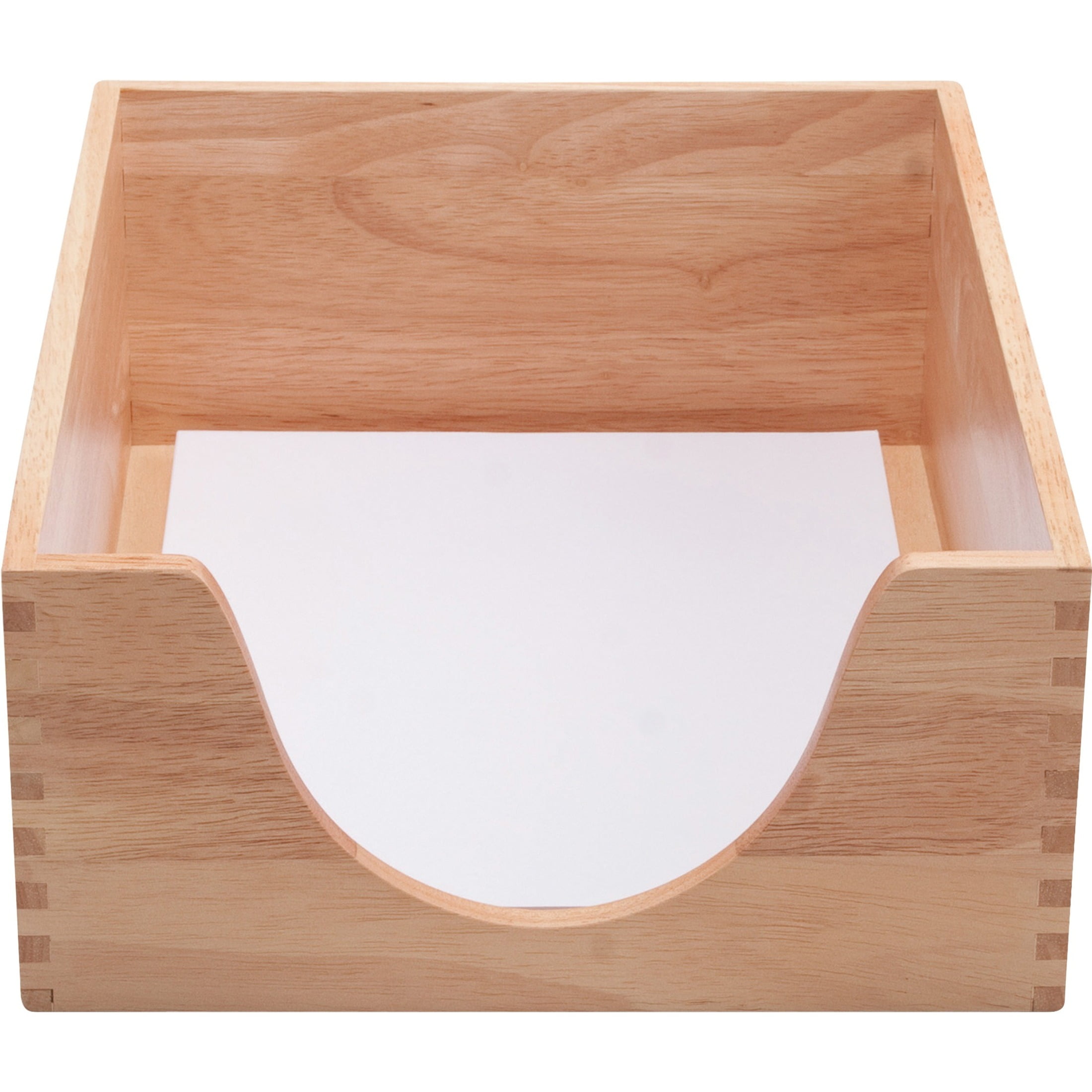 Carver Double Deep Wood Desk Trays
