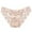 Beige, variant on Womens Underwear Underwear for Women Briefs Lace Embroidery G-string Low-waist Thong Ladies Underwear Panties Red One Size