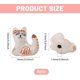 thumbnail image 2 of 6 cuentas de porcelana con forma de gato. Cuentas diminutas hechas a mano para crear bisutería., 2 of 7