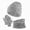 A19-Grey, variant on Toddler Boys Girls Kids Winter Beanie Hat, Cute Hats with Double Pom Pom, Warm Fleece Lined Knit Beanies Cap 6-12 Months 12-24 Months 2T 3T 4T 5T 6T 7T 8T 9T Children(Blue,One Size)