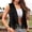 HBlack1, variant on fringe vest women western Womens Suits 2 Piece Set Business Beach Travel Set Vacation Clothes Women Linen Shorts Set Trouser Pants Suits Work Sets For Women Summer Work Outfits For Women
