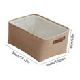thumbnail image 3 of Miogawg Large Storage Bins, Closet Organizer Bins, Foldable Clothes Storage Baskets With Handles, Containers For Clothing, Blanket, Towels, Toys, Bedding, 3 of 6