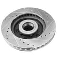 thumbnail image 5 of Detroit Axle - Front Brake Rotors for Chevrolet GMC C1500 Suburban Savana Express 1500 Tahoe Yukon Drilled & Slotted Disc Brakes Rotors Replacement, 5 of 7