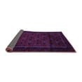 thumbnail image 2 of Ahgly Company Indoor Round Southwestern Purple Country Area Rugs, 4' Round, 2 of 4