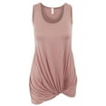 thumbnail image 5 of Sleeveless Tank Tunic Top with Knot on Hemline, 5 of 13
