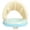 Blue, variant on Inflatable Swimming Ring with Detachable Sunshade Canopy, Striped Water Float with Safety Handles, Portable Outdoor Pool Lounger for Summer Leisure Fun Blue