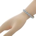 thumbnail image 3 of 1 Carat T.W. Diamond Silver-Tone Fancy Tennis Bracelet, 3 of 3