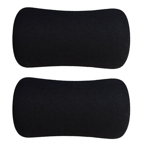 2Pcs Fitness Roller Foam Foot Pads High Density Foam Roller for Gym Exercise Machines Exercise Massage Muscle Recovery Fitness Equipment Replacement