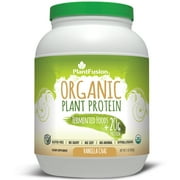 PlantFusion Organic Plant-Based Protein & Fermented Foods Powder, Vanilla Chai, 2.0 Lb