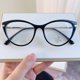 thumbnail image 1 of El espejo con marco de ojo de gato de moda se puede equipar con un marco de gafas de mariposa con luz anti-azul, 1 of 5