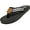 Black/Grey Stripe, variant on NORTY Boy's Flip Flops Lightweight Sandal for Beach Pool or Everyday Adventures