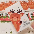 thumbnail image 2 of 30 piezas tarjetas de regalo de Feliz Navidad, tarjetas de felicitación, pegatinas de árbol de Navidad, diseño lindo para regalo de Año Nuevo 2022, tarjeta de decoración, 2 of 4