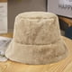 thumbnail image 4 of Gorro de pescador peludo de invierno para mujer, gorro de pescador más cálido para niñas, 4 of 5