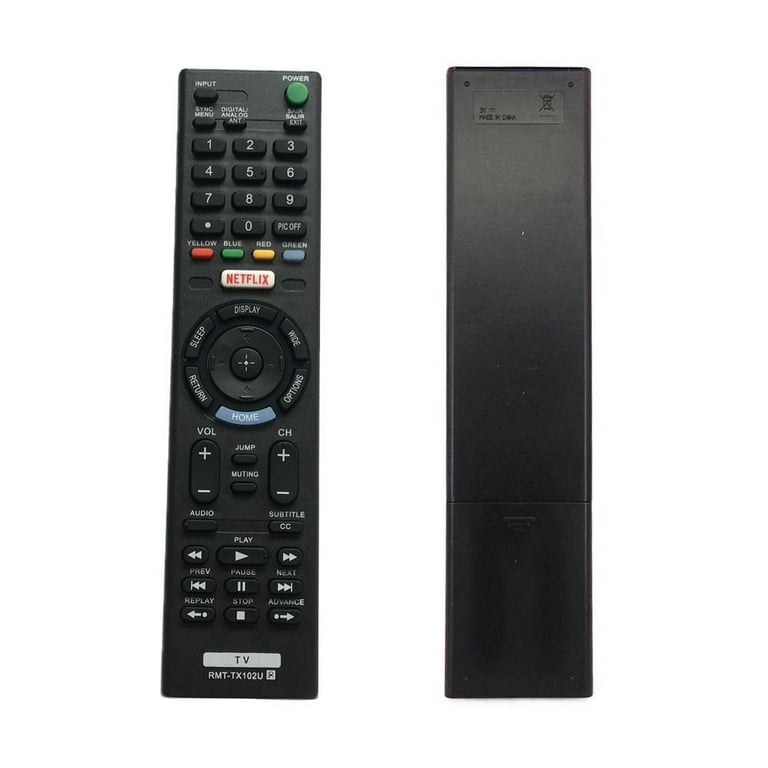 6€27 sur Télécommande pour Sony Smart TV RMT-TX100D RMT-TX101J