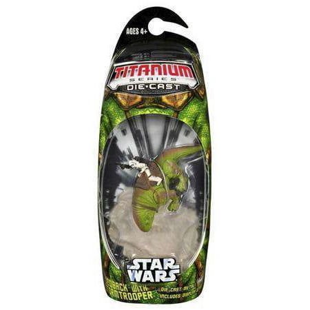 Star Wars Titanium Series 2007 Dewback with Stormtrooper Diecast Vehicle