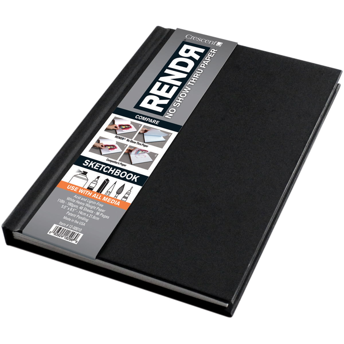 Buy Crescent Creative Products 12-00010 5.5 8.5-Inch RENDR Hardbound  Sketchbook, 5.5 x 8.5 Online at Lowest Price Ever in India