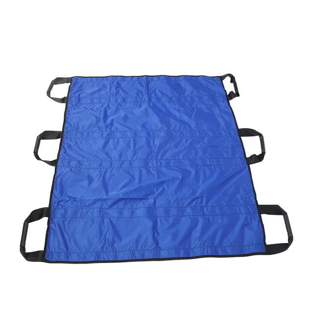 Transfer Bed Sheet, Waterproof Blue Positioning Transfer Sheet Breathable Turning For Lower Limb Pepole For Hospital
