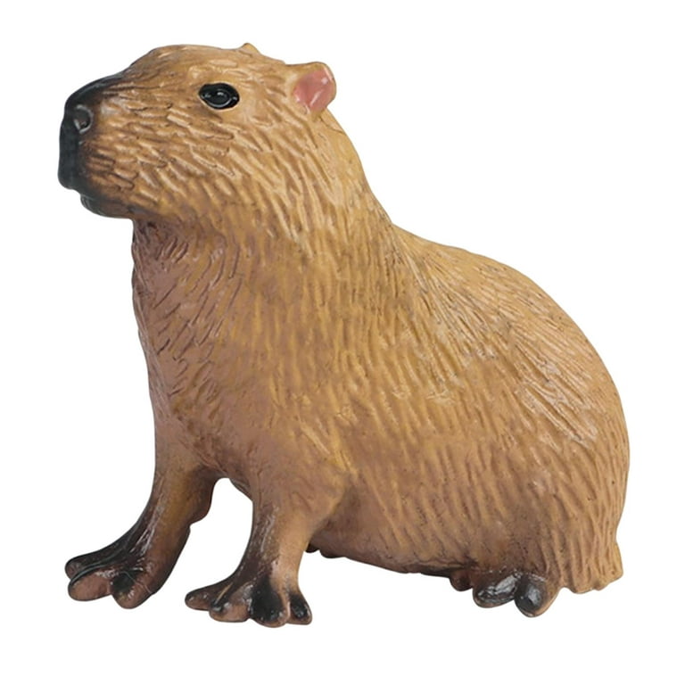 RESERVED for Mackenzie Capybara Figurine OOAK Handmade Polymer