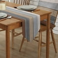 thumbnail image 2 of GFDYREE Burlap Linen Rustic Table Runners 14X72 Inches Long, Retro Barn Wood Gray Brown Table Runner Farmhouse Style for Coffee Table, Holiday Parties, Wedding, Events Dinner, Home Decor, 2 of 7