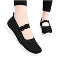thumbnail image 3 of Kukoosong Womens Comfort Shoes Cloth Shoes for Women New Mesh Breathable Comfortable Soft Bottom Non-Slip Flats Flat Shoes Women Black 41, 3 of 3