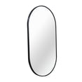 thumbnail image 5 of LiviNest 20x28 Inch Oval Wall Mirror: Modern Black Metal Frame for Home Decor - Shatterproof Design & Easy Installation for Bedroom & Living Room, 5 of 6