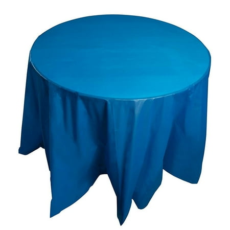 Juvale 12 Pack Black Plastic Tablecloth 84 Inch Round Disposable Table Cover Fits Up To 72 Tables Themed Party Supplies Canada Juvale 12 Pack Black Plastic Tablecloth, 72 Inch Round Table Protector