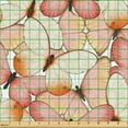 thumbnail image 2 of Ambesonne Butterfly Fabric by the Yard Upholstery, Butterfly Abstract Pastel, 10 Yards, Pale Pink and Pale Peach, 2 of 5