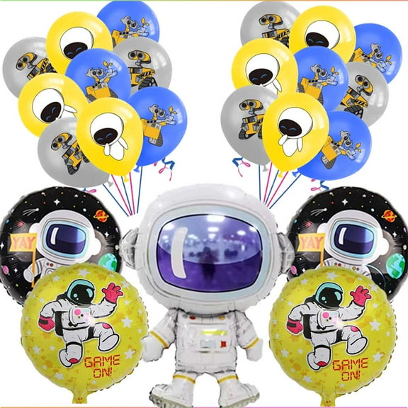 Wall E Balloons Birthday Party Supplies Decor Fans Set Decorations Kit