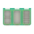 thumbnail image 1 of Caja transparente para anzuelos y cebos con divisores desmontables. Caja para señuelos de pesca. Verde, 1 of 8