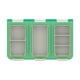 thumbnail image 1 of Caja transparente para anzuelos y cebos con divisores desmontables. Caja para señuelos de pesca. Verde, 1 of 8