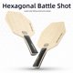 thumbnail image 5 of SGACAI 1 pieza Raqueta de tenis de mesa Raqueta de tenis de mesa hexagonal T9G82024, 5 of 6