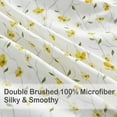 softan Full Sheet Set Floral Bed Sheets Full Printed Sheets Double 4 Piece Soft Microfiber