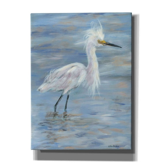 Epic Graffiti 'Egret' by Pam Britton, Canvas Wall Art, 40"x54"