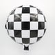 thumbnail image 1 of 20*30 Rosa 10 piezas de globos de fiesta con bandera de coche de carreras a cuadros, globos a cuadros blancos y negros, 1 of 5