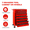 Red, variant on 7 Drawer Rolling Tool Chest, Rolling Metal Tool Chest on Wheels with Lockable Casters, Steel Tool Storage Cabinet for Garage Workshop