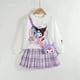 thumbnail image 2 of Sanrios Anime Kuromi vestido de princesa para niña, suéter universitario de estilo universitario, Falda plisada, traje Jk, sudadera para niño, Jersey, regalo, 2 of 4