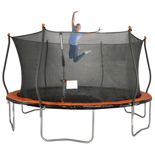 Bounce Pro 15 Apos Trampoline Basic Safety Enclosure Orange Walmart Com Walmart Com