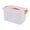 34x24x19cm, variant on Hair Accessories Storage Box Building Blocks Storage Multifunctional Clear Storage Box for Sewing Supply Beads Art Supplies