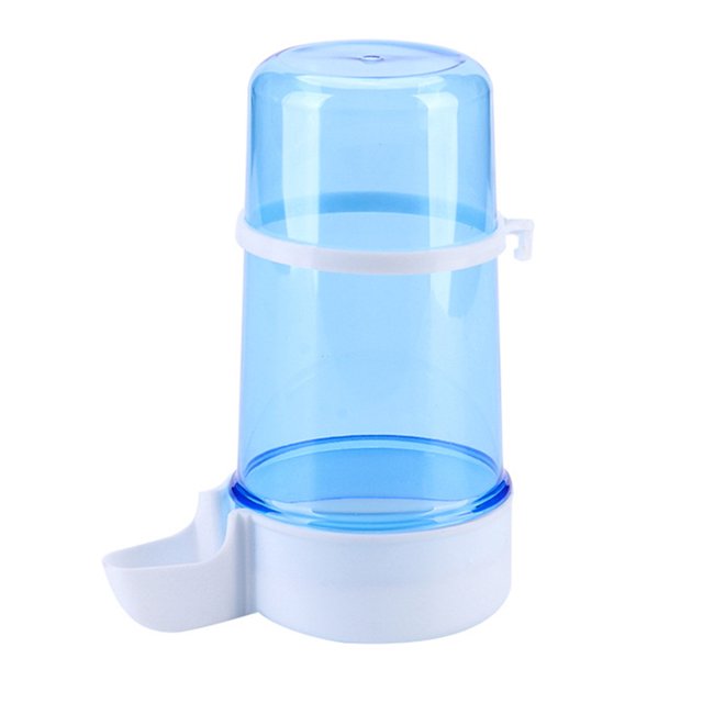 Bebedero de Agua Transparente Billuyoard para Aves Plástico Azul Claro