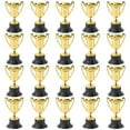 thumbnail image 1 of Miangastore Trophée Gobelet Doré 20Ensemble 3.3x1.8x1.8in Design Mini en Plastique Récompense Motivation, 1 of 9