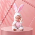 thumbnail image 5 of guohui 6xCartoon Sleeping Baby Doll Keychain Accessories Car Toy Gifts Decor Rabbit, 5 of 8