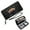 Black, variant on Lightweight Women's Clutch Wallet Wallet with RFID Blocking for Women dynamic atmosphere pixel art style American football Stylish Accessory Smooth Texture Travel Accessory
