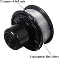 thumbnail image 2 of RS-136 Línea de Carrete para Recortadora Compatible con Black Decker 20ft 0.065" Carrete de Alimentación Automática Recargas para Bordeadora para CST800 GE600 ST1000 ST200 ST300 ST3000 ST400 ST4000, 2 of 7