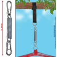 thumbnail image 4 of Muelle de suspensión de acero, gancho de 150 kg, hamaca, silla, cuerda colgante, seguridad, dos mosquetones, 4 of 4